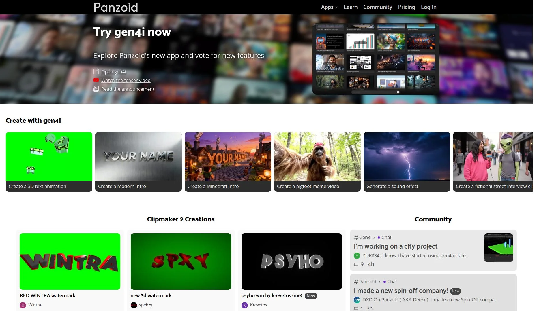 Panzoid screenshot
